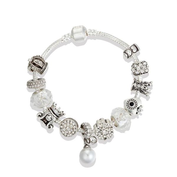 glamour princess crown beaded bracelet silver plated original box set for pandora diy pearl pendant bracelet holiday 226f, Golden;silver
glamour princess crown beaded bracelet silver plated original box set for pandora diy pearl pendant bracelet holiday 226f, Golden;silver