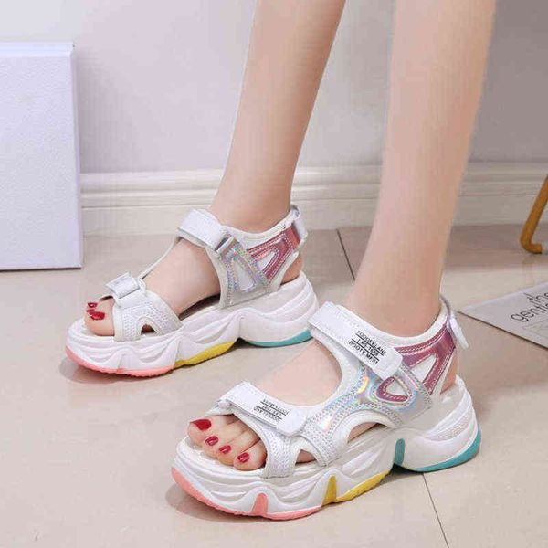 platform women sandals rainbow sole girls beach shoes 2022 new summer gladiator sandles for woman wedge sandalias casual shoes y220426, Black
platform women sandals rainbow sole girls beach shoes 2022 new summer gladiator sandles for woman wedge sandalias casual shoes y220426, Black