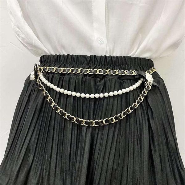 fashion women metal chain pu leather belt flower pearl long high waist cummerbunds for dress220g, Black;brown
fashion women metal chain pu leather belt flower pearl long high waist cummerbunds for dress220g, Black;brown