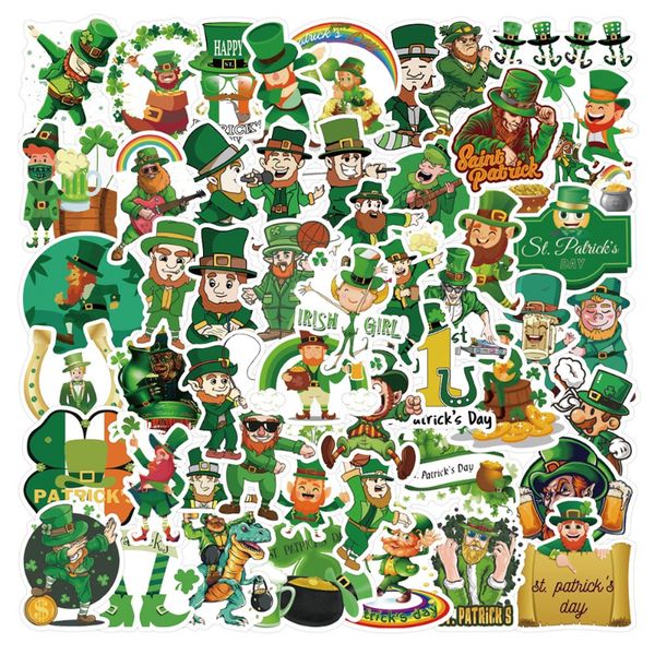 50pcs/lot new funny ireland national day sticker cartoon st. patrick's day stickers graffiti kids toy skateboard phone lapluggage decal
50pcs/lot new funny ireland national day sticker cartoon st. patrick's day stickers graffiti kids toy skateboard phone lapluggage decal