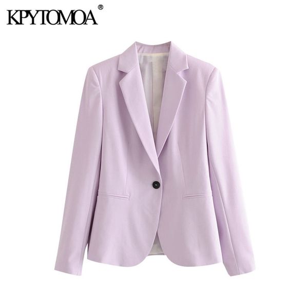 kpytomoa women fashion office wear single buttons basic blazer coat vintage long sleeve pockets female outerwear chic y201026, White;black
kpytomoa women fashion office wear single buttons basic blazer coat vintage long sleeve pockets female outerwear chic y201026, White;black