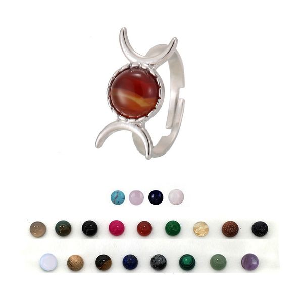 alloy stone crystal ring natural amethyst lapis opal rose quartz finger rings party wedding jewelry lover women girl, Golden;silver
alloy stone crystal ring natural amethyst lapis opal rose quartz finger rings party wedding jewelry lover women girl, Golden;silver