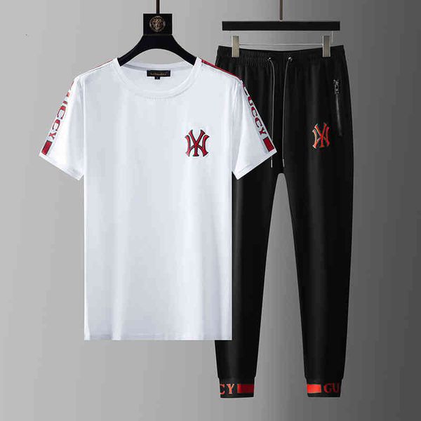 men's tracksuits summer men's leisure sports suit short sleeve mercerized cotton fashion casual two-piece set 0ze3, Gray
men's tracksuits summer men's leisure sports suit short sleeve mercerized cotton fashion casual two-piece set 0ze3, Gray