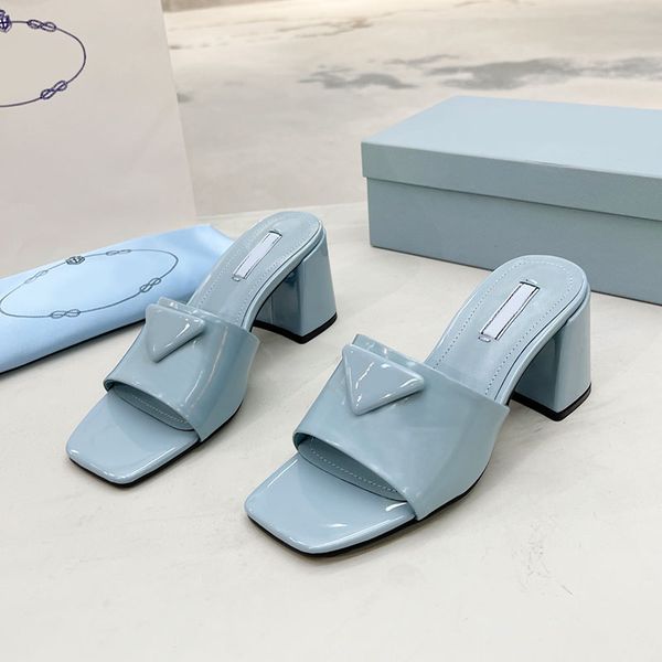 2022 summer slippers triangle hardware womens sandales genuine leather slides chunky heel high heels round toe dress shoe six colors flip fl, Black
2022 summer slippers triangle hardware womens sandales genuine leather slides chunky heel high heels round toe dress shoe six colors flip fl, Black