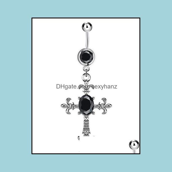 navel bell button rings body jewelry stainless steel belly dangle ring cross simple design rhinestone piercing fashion wholesale drop deli, Silver
navel bell button rings body jewelry stainless steel belly dangle ring cross simple design rhinestone piercing fashion wholesale drop deli, Silver