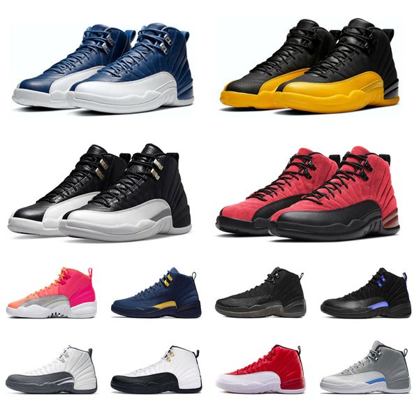 12s men basketball shoes 12 game royal reverse flu game university gold utility mens trainers outdoor sports sneakers 40-47
12s men basketball shoes 12 game royal reverse flu game university gold utility mens trainers outdoor sports sneakers 40-47