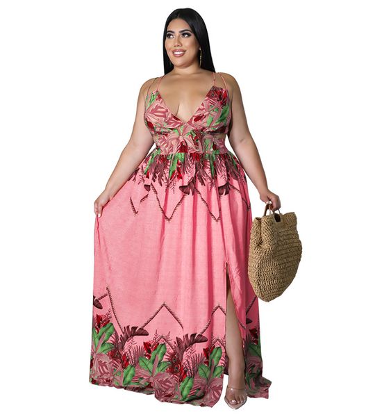 women plus size dresses v neck sleeveless loose print casual summer long maxi dress s-5xl, Black
women plus size dresses v neck sleeveless loose print casual summer long maxi dress s-5xl, Black
