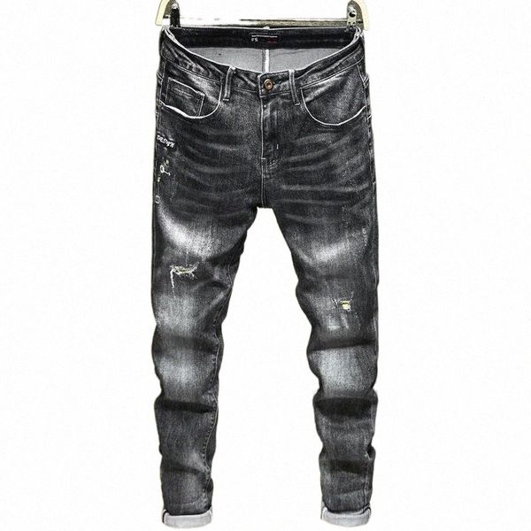 men's fashion trend biker jeans slim fit straight denim pants distressed trousers f1i3#, Blue
men's fashion trend biker jeans slim fit straight denim pants distressed trousers f1i3#, Blue