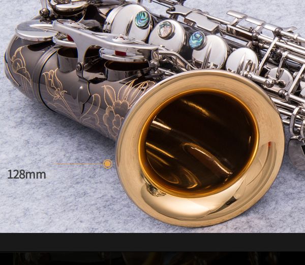 brass alto sax saxophone naiputesi nas-900 eb black nickel gold surface nickel plating key woodwind instrument with accessories
brass alto sax saxophone naiputesi nas-900 eb black nickel gold surface nickel plating key woodwind instrument with accessories