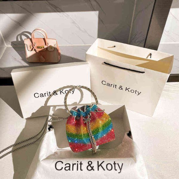 rainbow color rhinestone diamond bucket chain bag crystal shiny shoulder crossbody women handbag messenger lady purse 220516
rainbow color rhinestone diamond bucket chain bag crystal shiny shoulder crossbody women handbag messenger lady purse 220516