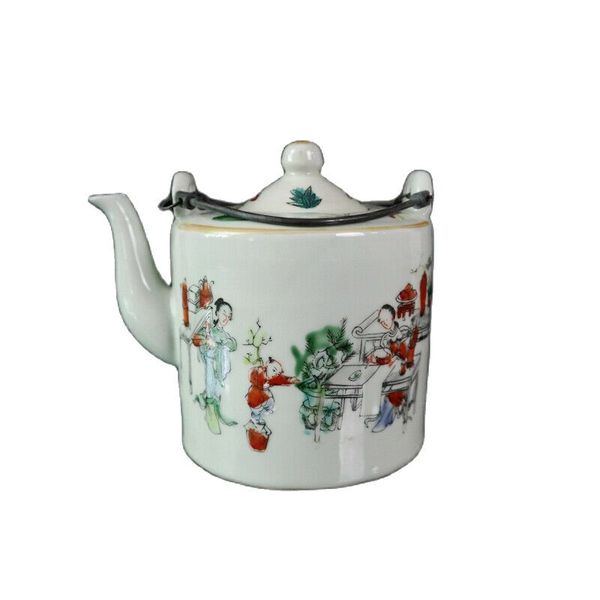 chinese old porcelain pastel figure figure patterned lifting beam pot teapot, Silver
chinese old porcelain pastel figure figure patterned lifting beam pot teapot, Silver