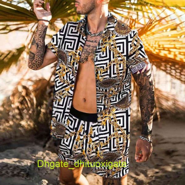 casual summer men's shirts tracksuit hawaiian sets t-shirts printing luxury swim short sleeve button men shirt suit vacation beach fash, White;black
casual summer men's shirts tracksuit hawaiian sets t-shirts printing luxury swim short sleeve button men shirt suit vacation beach fash, White;black