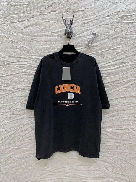 women's t-shirt designer b house ceiling version scissors bb letters washed damaged, worn short sleeves can be solid w8tb, White
women's t-shirt designer b house ceiling version scissors bb letters washed damaged, worn short sleeves can be solid w8tb, White