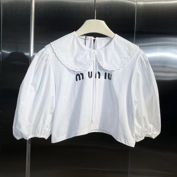 women's knits & tees designer 2022 summer new versatile sweet aging doll collar letter printed cotton short women's 6527 f00z, White
women's knits & tees designer 2022 summer new versatile sweet aging doll collar letter printed cotton short women's 6527 f00z, White