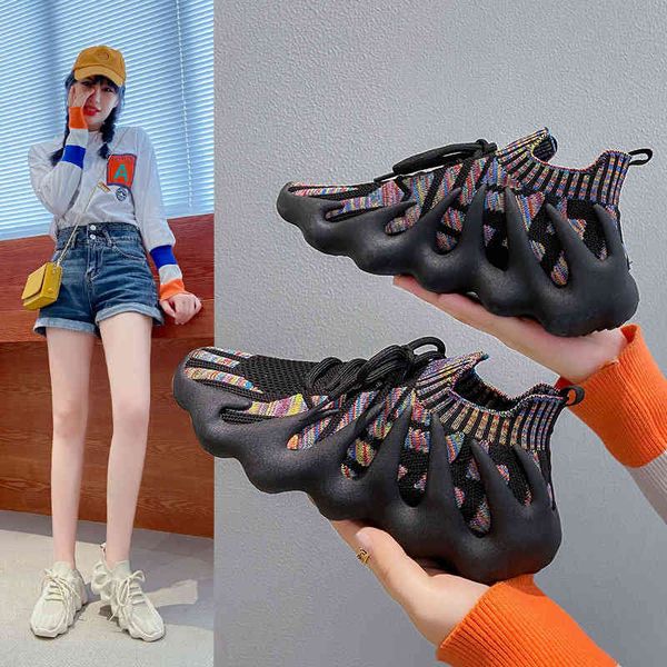 ins fashion couple flying woven socks shoes women's 2022 summer new breathable leisure volcanic sports 450-7, Black
ins fashion couple flying woven socks shoes women's 2022 summer new breathable leisure volcanic sports 450-7, Black