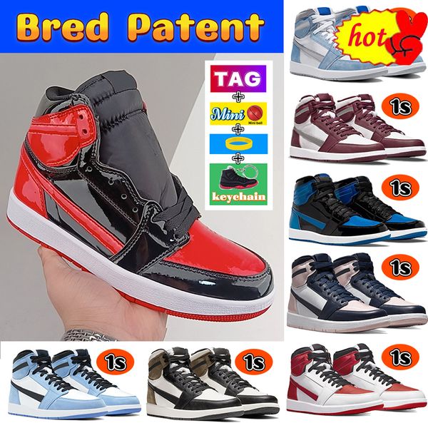 designer 1 1s mens basketball shoes patent bred bordeaux university blue dark mocha chicago men sneakers twist hyper royal toe unc light nb, Black
designer 1 1s mens basketball shoes patent bred bordeaux university blue dark mocha chicago men sneakers twist hyper royal toe unc light nb, Black