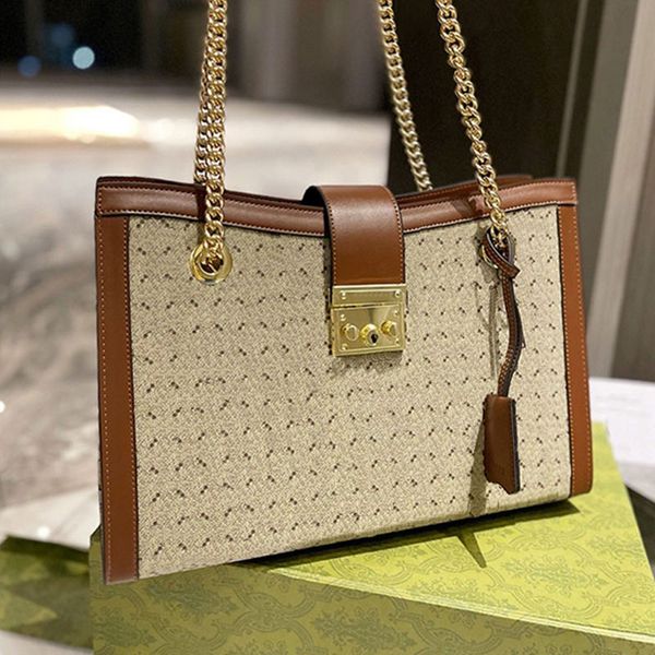 chains shoulder bags women handbags plain underarm bag cowhide spring-loaded square lock decoration large capacity shoulder belt chain splic
chains shoulder bags women handbags plain underarm bag cowhide spring-loaded square lock decoration large capacity shoulder belt chain splic