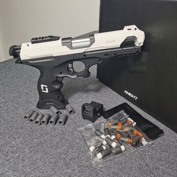 2022 new knight shell ejection blaster toy gun pistol soft bullet shooting model launcher for adults boys children outdoor games
2022 new knight shell ejection blaster toy gun pistol soft bullet shooting model launcher for adults boys children outdoor games