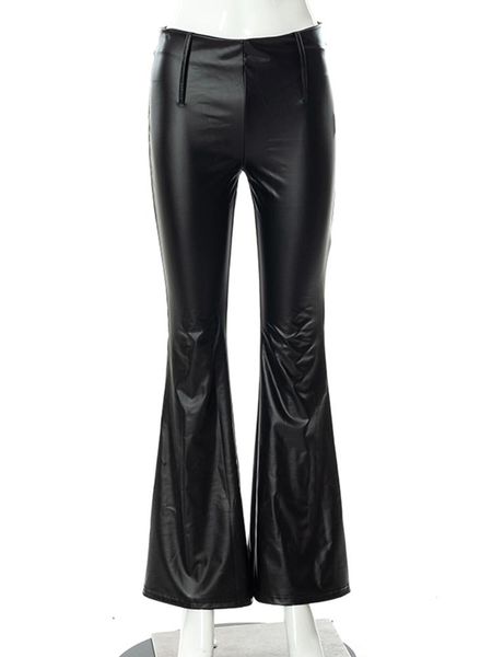 women's pants & capris insta faux pu women leather flare high waist autumn slim elegant fashion office lady casual trousers female clot, Black;white
women's pants & capris insta faux pu women leather flare high waist autumn slim elegant fashion office lady casual trousers female clot, Black;white