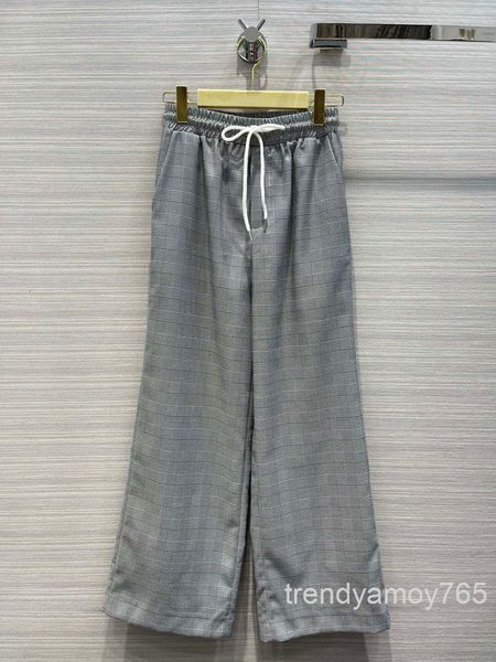 women's shorts plaid straight pants casual high waist thin elastic wide leg floor mop spring and summer end, White;black
women's shorts plaid straight pants casual high waist thin elastic wide leg floor mop spring and summer end, White;black