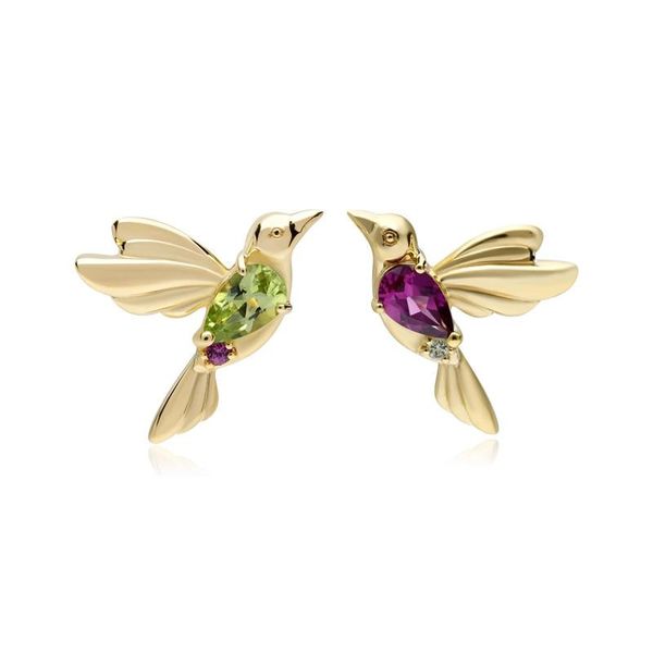 stud 925 sterling silver green purple cubic zirconia bird earrings for women vintage 18k gold plated mismatched earringsstud, Golden;silver 
stud 925 sterling silver green purple cubic zirconia bird earrings for women vintage 18k gold plated mismatched earringsstud, Golden;silver