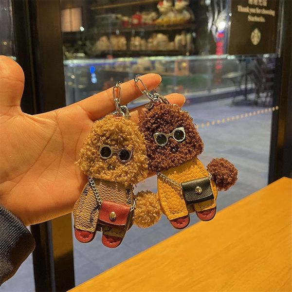 cute dog pu leather keychain fashion women handbag pendant bag men s car ring chain 220623, Silver
cute dog pu leather keychain fashion women handbag pendant bag men s car ring chain 220623, Silver