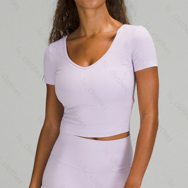 beautiful back yoga t shirt clothes align womens high1 quality sports short-sleeved tight-fitting short t-shirt v-neck u-back fitness nylon, White
beautiful back yoga t shirt clothes align womens high1 quality sports short-sleeved tight-fitting short t-shirt v-neck u-back fitness nylon, White