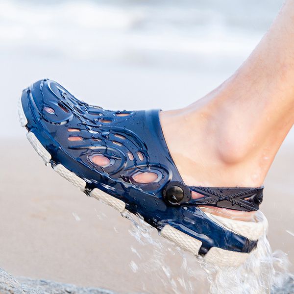 new summer fashion sneakers men shoes outdoor slippers fashion beach sandals jelly breathable flip flops hollow casual footwear, Black
new summer fashion sneakers men shoes outdoor slippers fashion beach sandals jelly breathable flip flops hollow casual footwear, Black