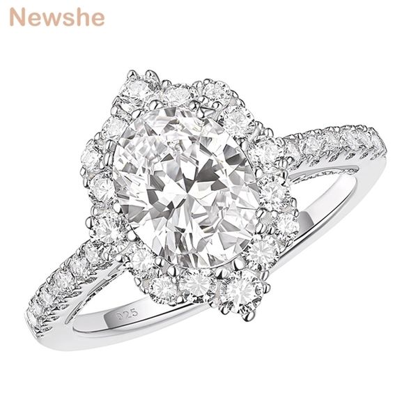 she genuine 925 silver engagement rings for women brilliant halo 2 7ct oval cut aaaaa cubic zircon wedding party jewelry 220716, Slivery;golden
she genuine 925 silver engagement rings for women brilliant halo 2 7ct oval cut aaaaa cubic zircon wedding party jewelry 220716, Slivery;golden
