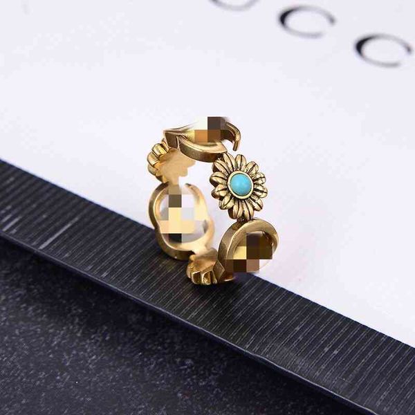 band rings finger gujia little daisy double g turquoise hollow make old petal, Silver
band rings finger gujia little daisy double g turquoise hollow make old petal, Silver