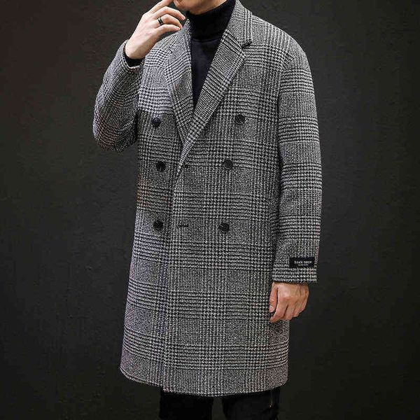 yasuguoji casual double breasted mens wool overcoat winter 2022 houndstooth jacket men turn-down collar long woollen wind coat t220810, Black
yasuguoji casual double breasted mens wool overcoat winter 2022 houndstooth jacket men turn-down collar long woollen wind coat t220810, Black