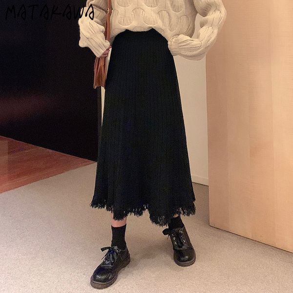 wool knitted halflength womens skirt autumn and winter highwaisted aline large hem long 210506, Black
wool knitted halflength womens skirt autumn and winter highwaisted aline large hem long 210506, Black