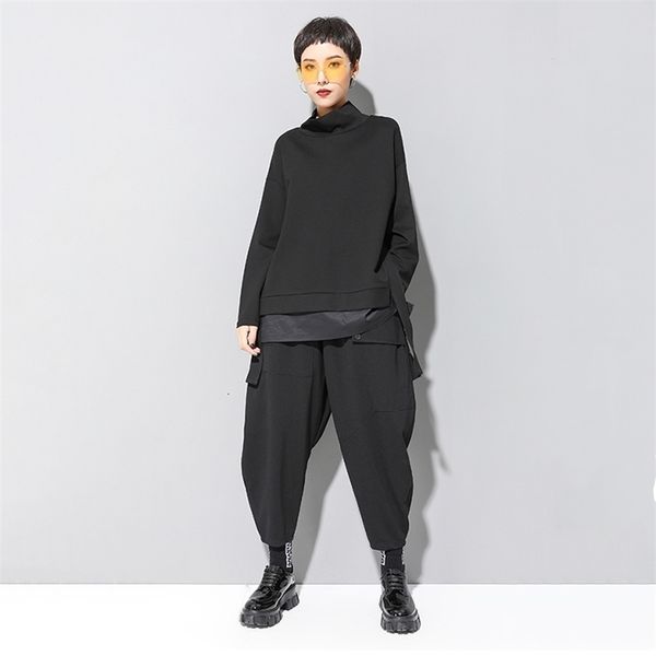 eam loose fit asymmetrical oversized sweatshirt high collar long sleeve women big size fashion spring autumn 19a-a124 201203, Black
eam loose fit asymmetrical oversized sweatshirt high collar long sleeve women big size fashion spring autumn 19a-a124 201203, Black