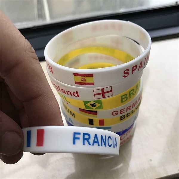 2022 qatar world cup wrist band silicone bangle bracelets kids football team fans souvenir germany france portugal italy england flag wristb, Red;brown
2022 qatar world cup wrist band silicone bangle bracelets kids football team fans souvenir germany france portugal italy england flag wristb, Red;brown