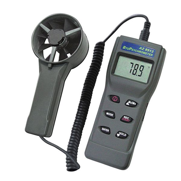 portable remote fan btu air flow meter az8912 anemometer temperature humidity air volume,dew point& wet bulb temperature
portable remote fan btu air flow meter az8912 anemometer temperature humidity air volume,dew point& wet bulb temperature