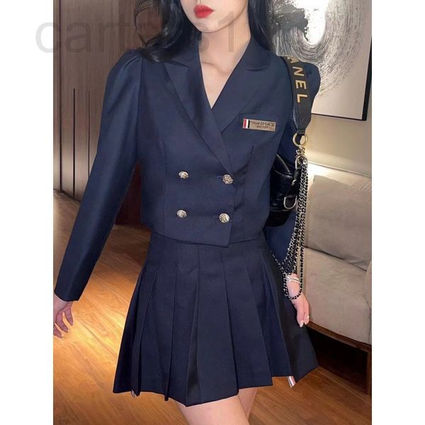 women's hoodies & sweatshirts designer chaopai 22 early spring new style college leisure long sleeved suit versatile pleated skirt wome, Black
women's hoodies & sweatshirts designer chaopai 22 early spring new style college leisure long sleeved suit versatile pleated skirt wome, Black