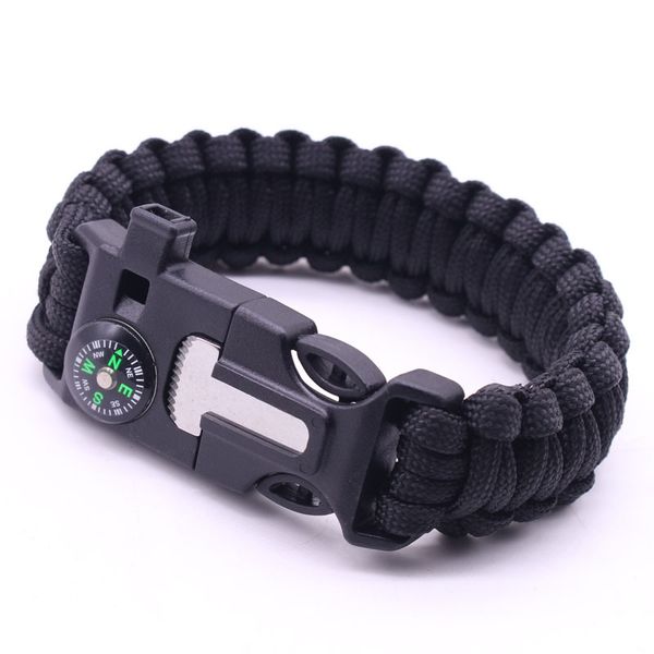 5 in 1 outdoor survival bracelet men women braided paracord multi-function camping rescue emergency rope bangles compass whistle wristband
5 in 1 outdoor survival bracelet men women braided paracord multi-function camping rescue emergency rope bangles compass whistle wristband