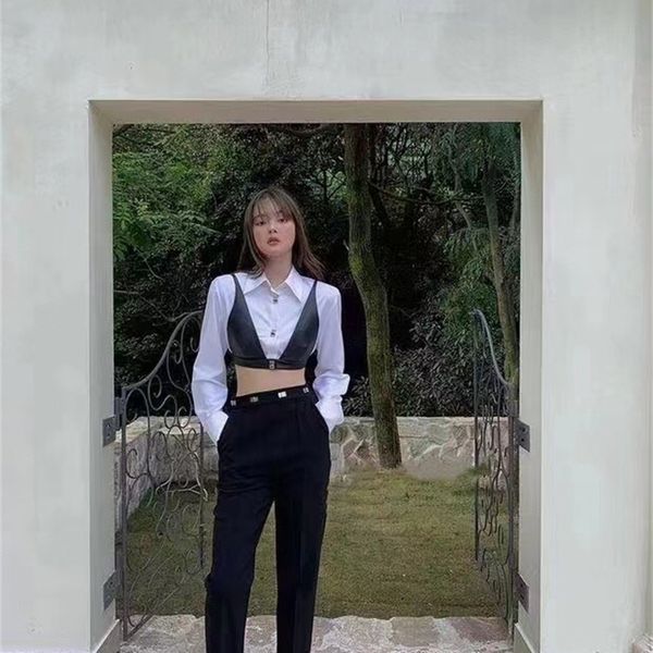 women's pants & capris 22ss spring and summer black versatile button design, waist head suit, split women's pants, slim pants b3zk, Black;white
women's pants & capris 22ss spring and summer black versatile button design, waist head suit, split women's pants, slim pants b3zk, Black;white