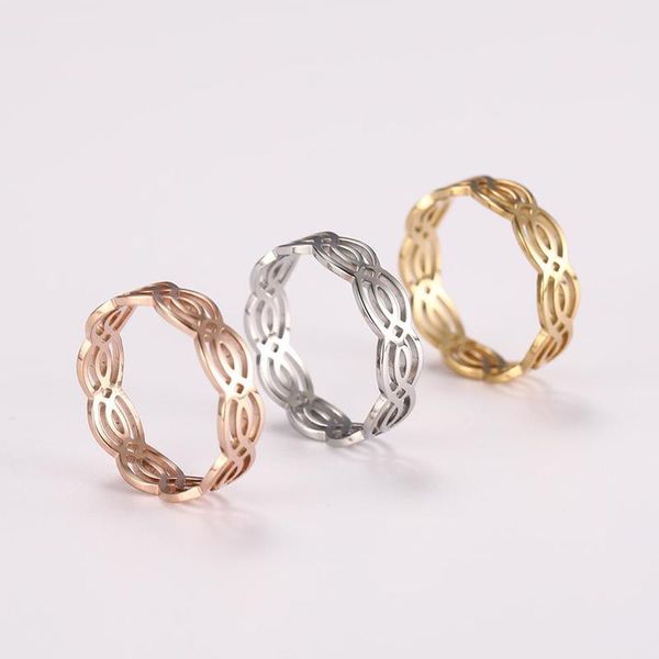 classic waving twisted rings stainless steel rose gold color casual finger ring jewelry anniversary gift for women girls 220716, Slivery;golden
classic waving twisted rings stainless steel rose gold color casual finger ring jewelry anniversary gift for women girls 220716, Slivery;golden