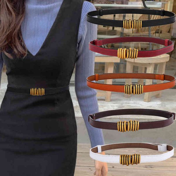 belts women's leather waist seal fine pair buckle women's coat belt without punching female student caterpillar, Black;brown
belts women's leather waist seal fine pair buckle women's coat belt without punching female student caterpillar, Black;brown