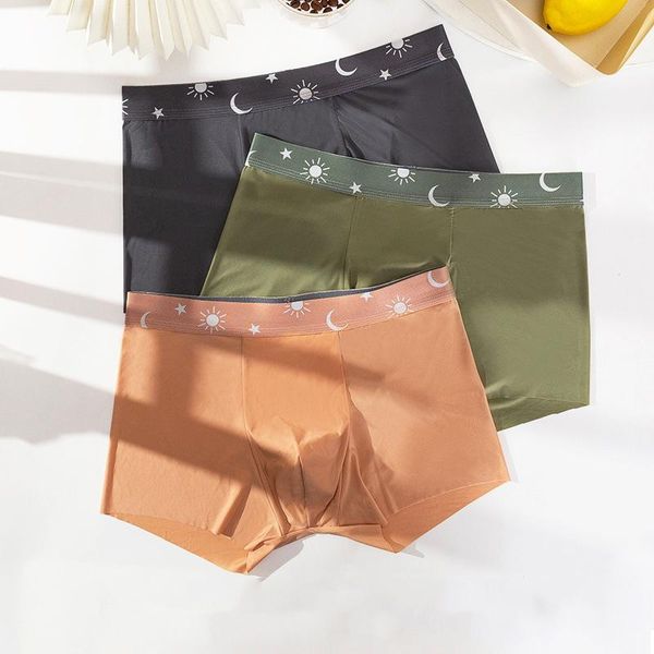 underpants men boxer shorts underwear mid waist mens boxers cueca homme ice silk thin breathable male boxershorts panties, Black;white
underpants men boxer shorts underwear mid waist mens boxers cueca homme ice silk thin breathable male boxershorts panties, Black;white