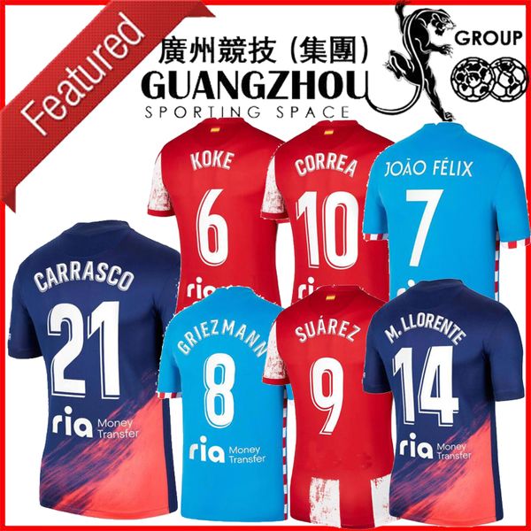22 23 atletico madrids soccer jersey 2022 2023 joao felix griezmann suarez correa lemar m. llorente cunha carrasco football shirts home away, Black;yellow
22 23 atletico madrids soccer jersey 2022 2023 joao felix griezmann suarez correa lemar m. llorente cunha carrasco football shirts home away, Black;yellow