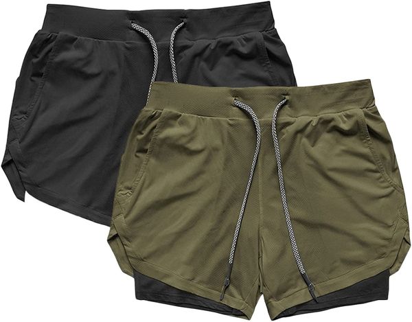 great men's 2 in 1 gym workout shorts running 5'' training athletic shorts with phone pocket m8yg#, White;black
great men's 2 in 1 gym workout shorts running 5'' training athletic shorts with phone pocket m8yg#, White;black