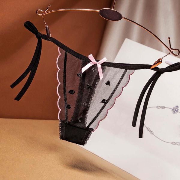 transparent embroidery mesh womens panties thong bandage bow strap women fashion underwear briefs gils love g-string pants, Black;pink
transparent embroidery mesh womens panties thong bandage bow strap women fashion underwear briefs gils love g-string pants, Black;pink