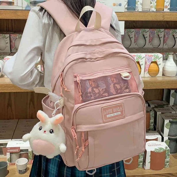 2022 kaii women's school backpack large capacity travel backpacks for teen girl nylon lapbackbag cute mochila l220801
2022 kaii women's school backpack large capacity travel backpacks for teen girl nylon lapbackbag cute mochila l220801