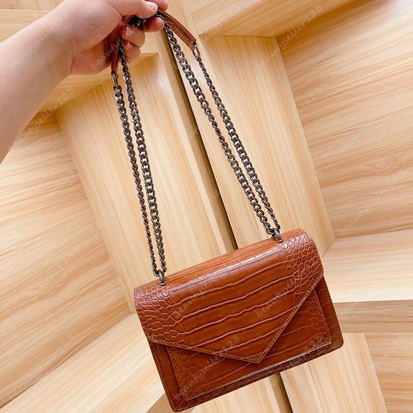Fashion Women Flap Bag Chain Shoulder Bags Handbag Top Designer Crossbody Handbags Wallet Purse High Quality Leather Wallets Brown, Increase feight
Fashion Women Flap Bag Chain Shoulder Bags Handbag Top Designer Crossbody Handbags Wallet Purse High Quality Leather Wallets Brown, Increase feight
