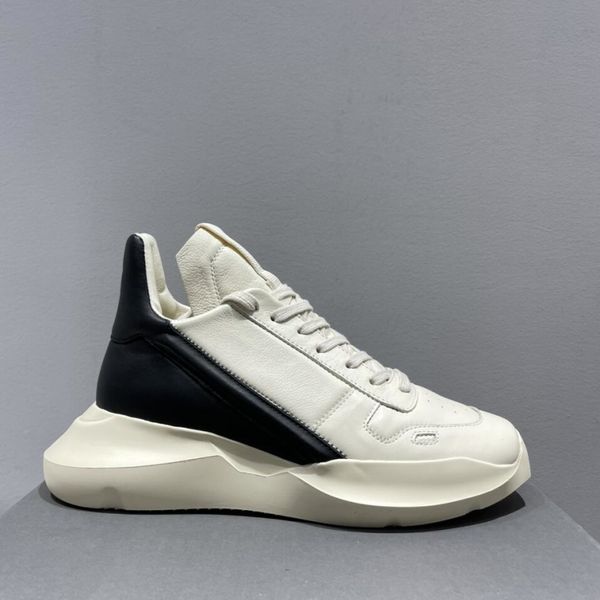 22ss men casual shoes handmade luxury trainers genuine leather platform lace up men's sneaker winter height boots black, Red;white
22ss men casual shoes handmade luxury trainers genuine leather platform lace up men's sneaker winter height boots black, Red;white