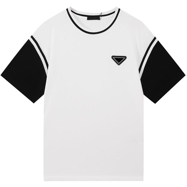 22ss womens mens prad t shirt designer hoodies selling inverted triangle logo printed round-neck guard clothes leisure women men t shirts 06, Gray;blue
22ss womens mens prad t shirt designer hoodies selling inverted triangle logo printed round-neck guard clothes leisure women men t shirts 06, Gray;blue