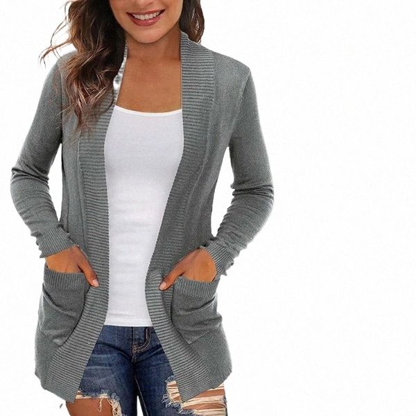 women's sweaters fashion knitted cardigans sweater casual autumn winter pockets cover up pullovers ladies female women long sleeve blus, White;black
women's sweaters fashion knitted cardigans sweater casual autumn winter pockets cover up pullovers ladies female women long sleeve blus, White;black
