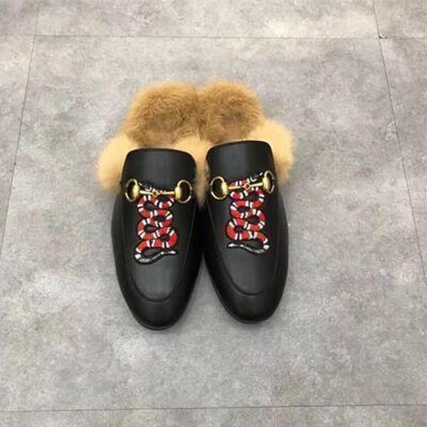 winter fur slippers designer loafer classic lazy flat baotou flip flops 100% leather men lady slides suede letter cowhide metal women in ref, Black
winter fur slippers designer loafer classic lazy flat baotou flip flops 100% leather men lady slides suede letter cowhide metal women in ref, Black
